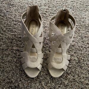 Kelly & Katie Women's Tan Strappy Sandals